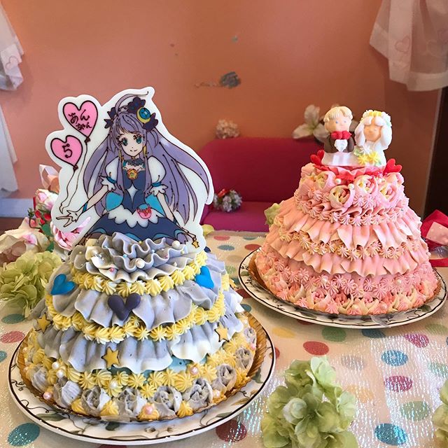 ウェディングケーキ パーティケーキ に シェフアサヤマ シェフアサヤマ芦屋洋菓子工房 本日も御愛顧頂きありがとうございました ドールケーキ 風 デザインケーキ お誕生日や 大切な記念日 に オーダーケーキ 本日の 可愛い プリキュアケーキ キュアセレーネ