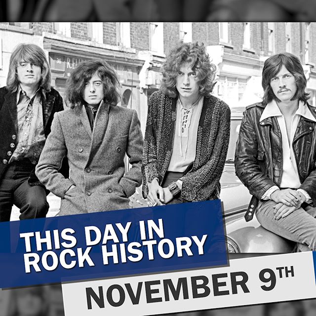 It Was On This Day November 9 1968 That Robert Plant John Paul 