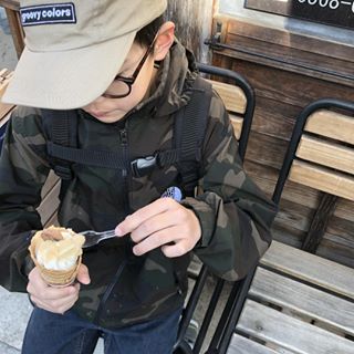 ..まだまだアイスが似合うお年頃????????げんこつ飴ソフト????..#犬山城下町 #犬山城 #inuyama #kidsstyle #instagood