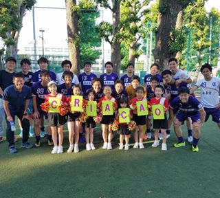 今日の試合は3-0で勝利しました????キッズチアのみなさんも駆けつけてくれました????応援ありがとうございました！#criacao #shinjuku #クリアソン #新宿 #東京...