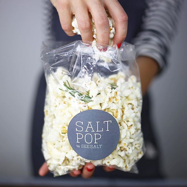 Popcorn. The worlds happiest healthy snack! Our fleur de sel takes it