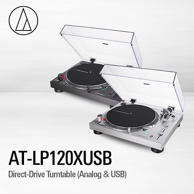 아날로그와 디지털의 만남 . 아날로그 본가 오디오테크니카의 다이렉트 드라이브 USB 턴테이블 'AT-LP120XUSB' . LP ...