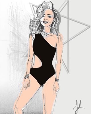 New draw ???? @calzedonia @chiaraferragni #nofilter #fashionillustration #illustration #illustrationoftheday #fashion #fashionismypassion #calzedonia...