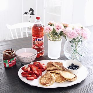 Happy 1th of May - Wish this was todays breakfast/brunch ???? #breakfast #foodporn #yummy #frukost #americanpancakes #pancakes #pannkakor #strawberrie...
