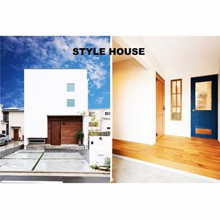 「青空に映える白い外観」#stylehouse  #谷上工務店 #allagi #diy #注文住宅 #家#home #house #マイホーム #インテリア #暮らし #暮らしを楽しむ #ライフスタイ...