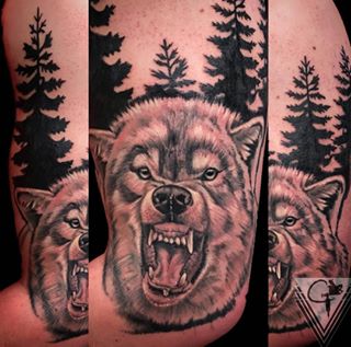 Some fun work in progress from artist Chris Peters aka @artbychrispeters at Empire Tattoo in Clementon, NJ ????????